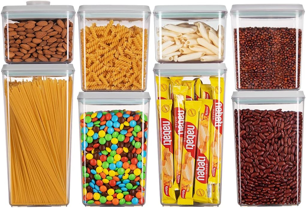 Airtight Canister with Scoop, 4 L, 2 Pack