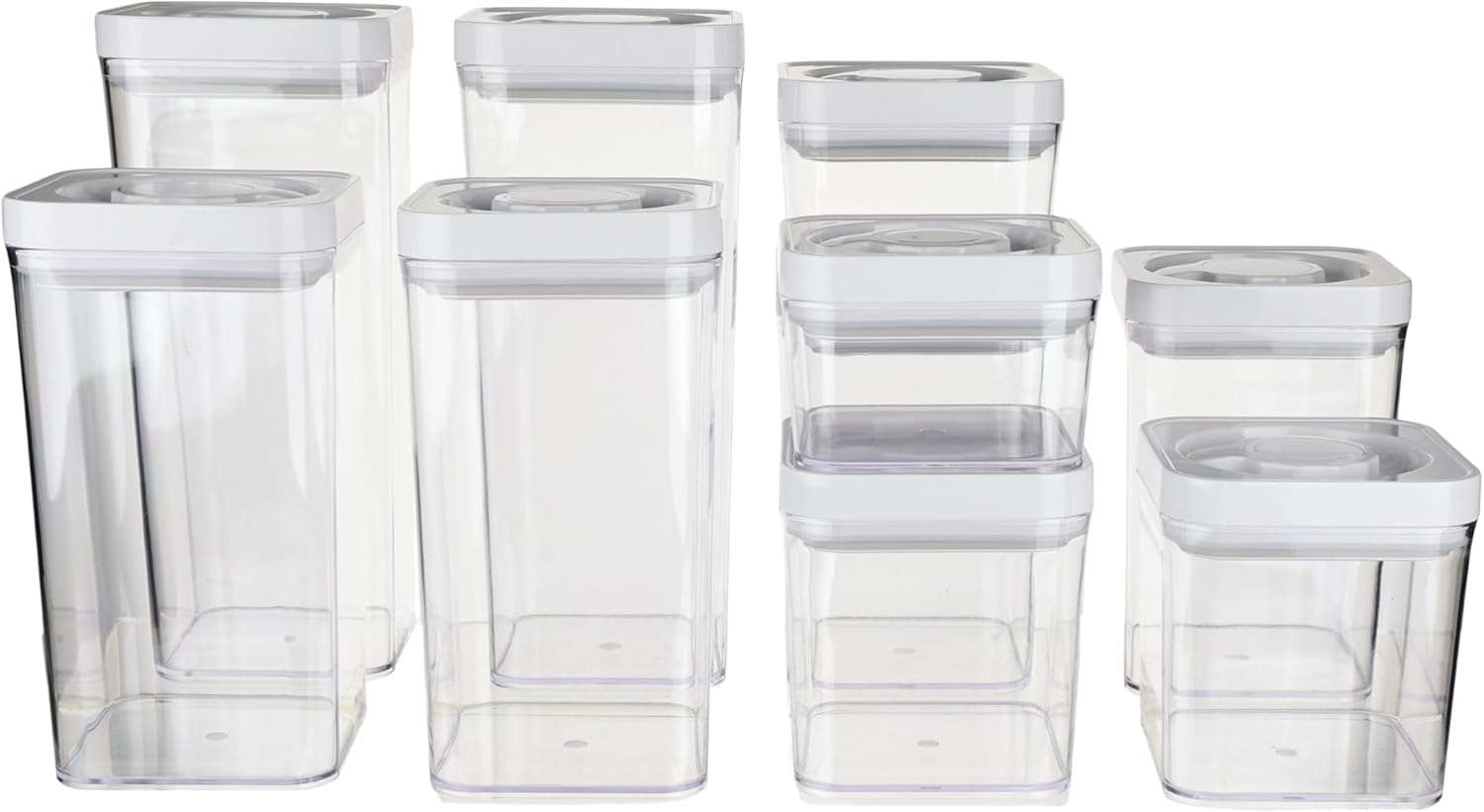Airtight Canisters with Twist Lids, Set