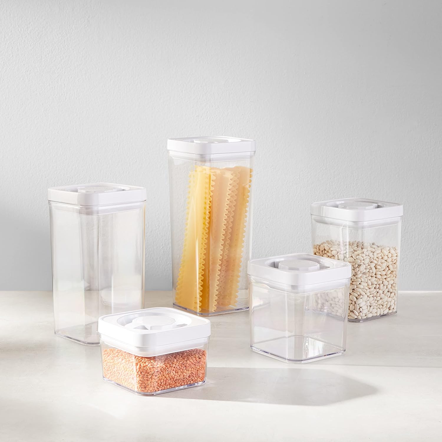 Airtight Canisters with Twist Lids, Set