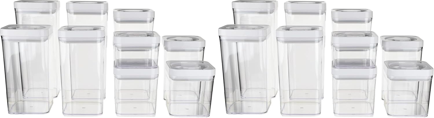 Airtight Canisters with Twist Lids, Set