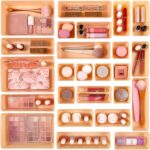 Clear Drawer Organisers, 25 Pieces, 4 Sizes