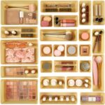 Clear Drawer Organisers, 25 Pieces, 4 Sizes