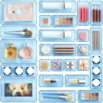 Clear Drawer Organisers, 25 Pieces, 4 Sizes