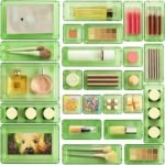 Clear Drawer Organisers, 25 Pieces, 4 Sizes