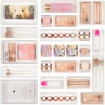 Clear Drawer Organisers, 25 Pieces, 4 Sizes