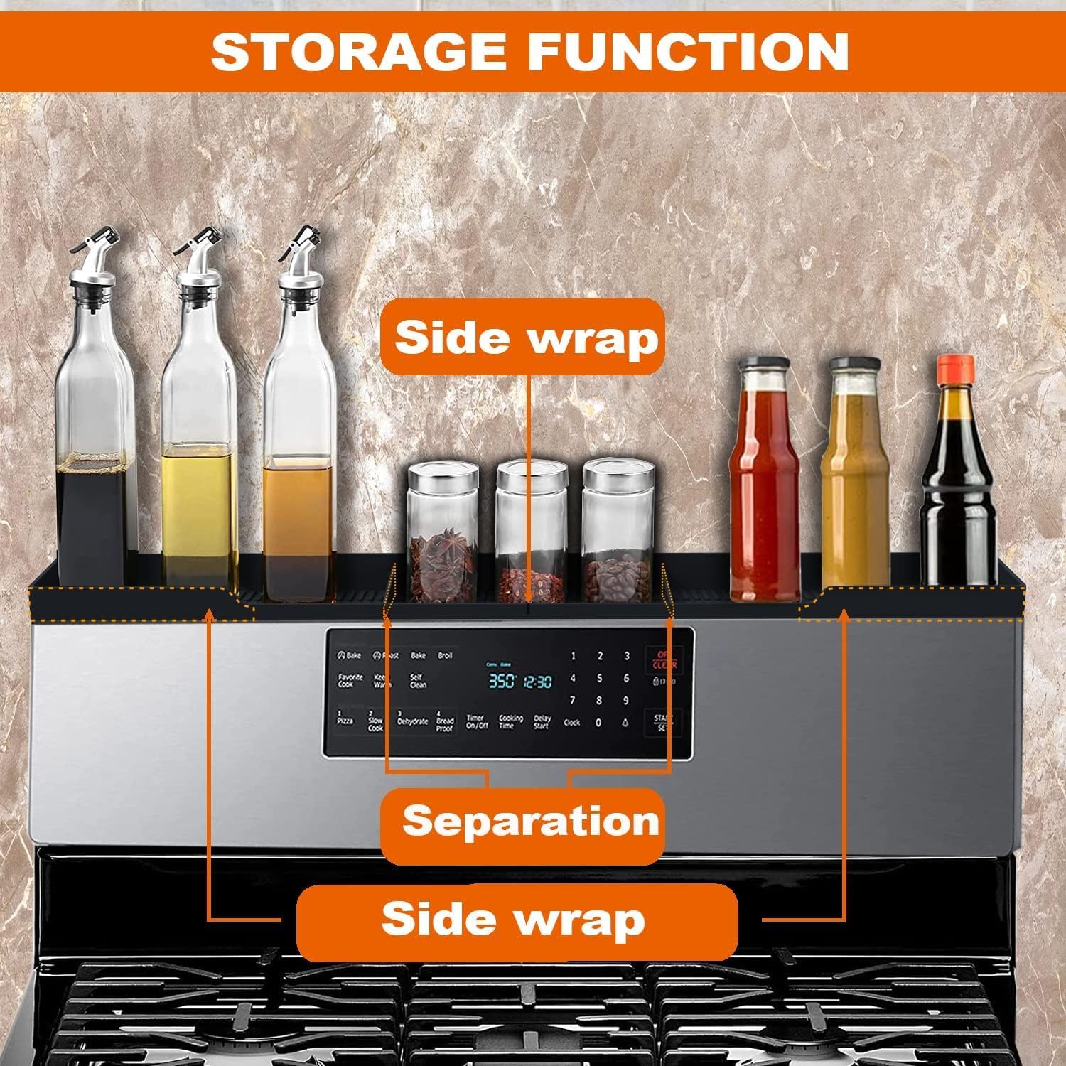 Magnetic Stove Top Shelf, 30 inch