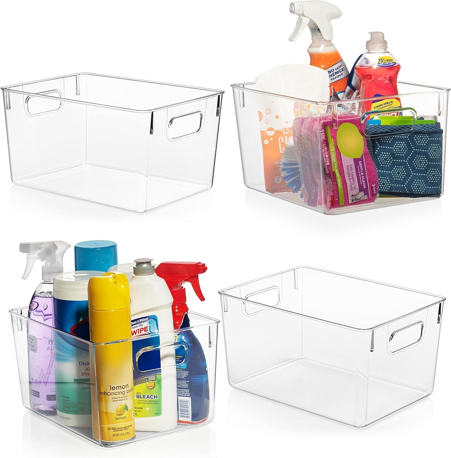 Clear Pantry Bins