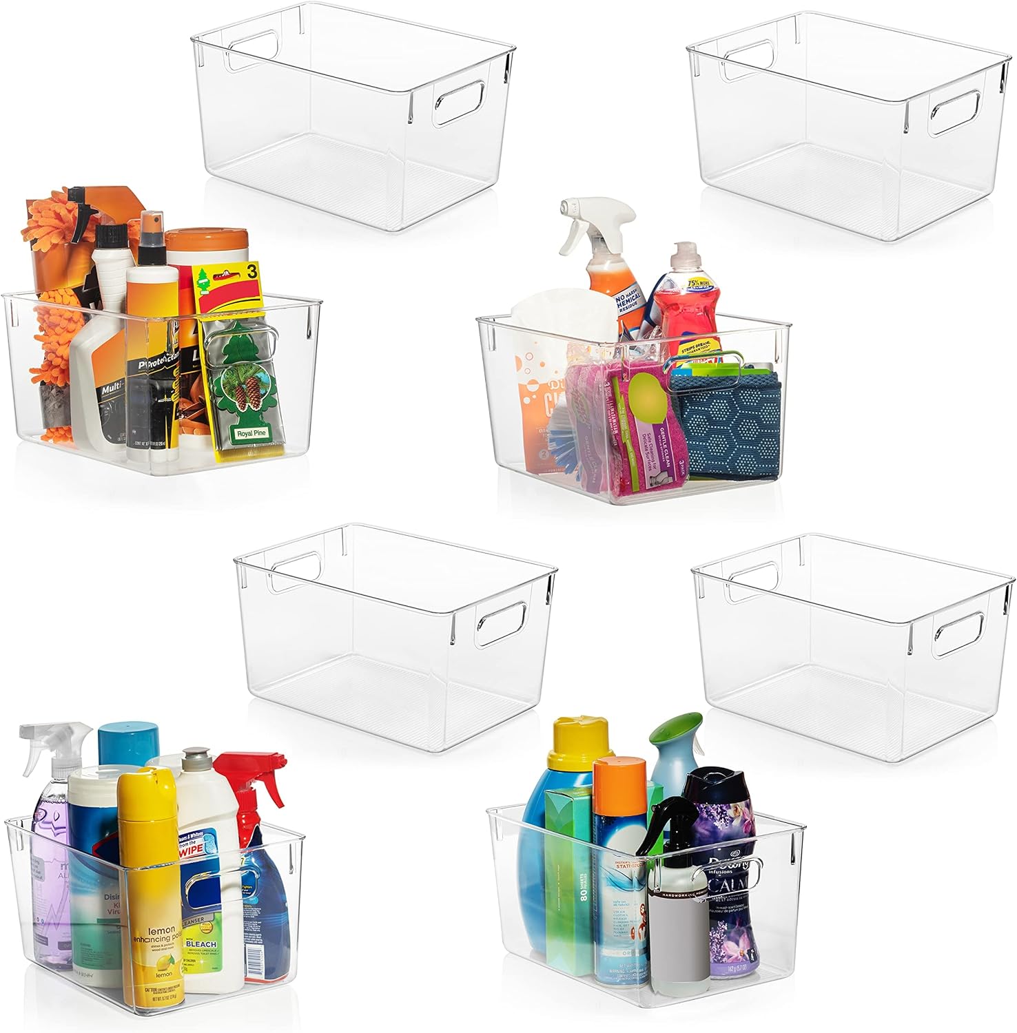 Pantry and Cabinet Storage Bins, Set