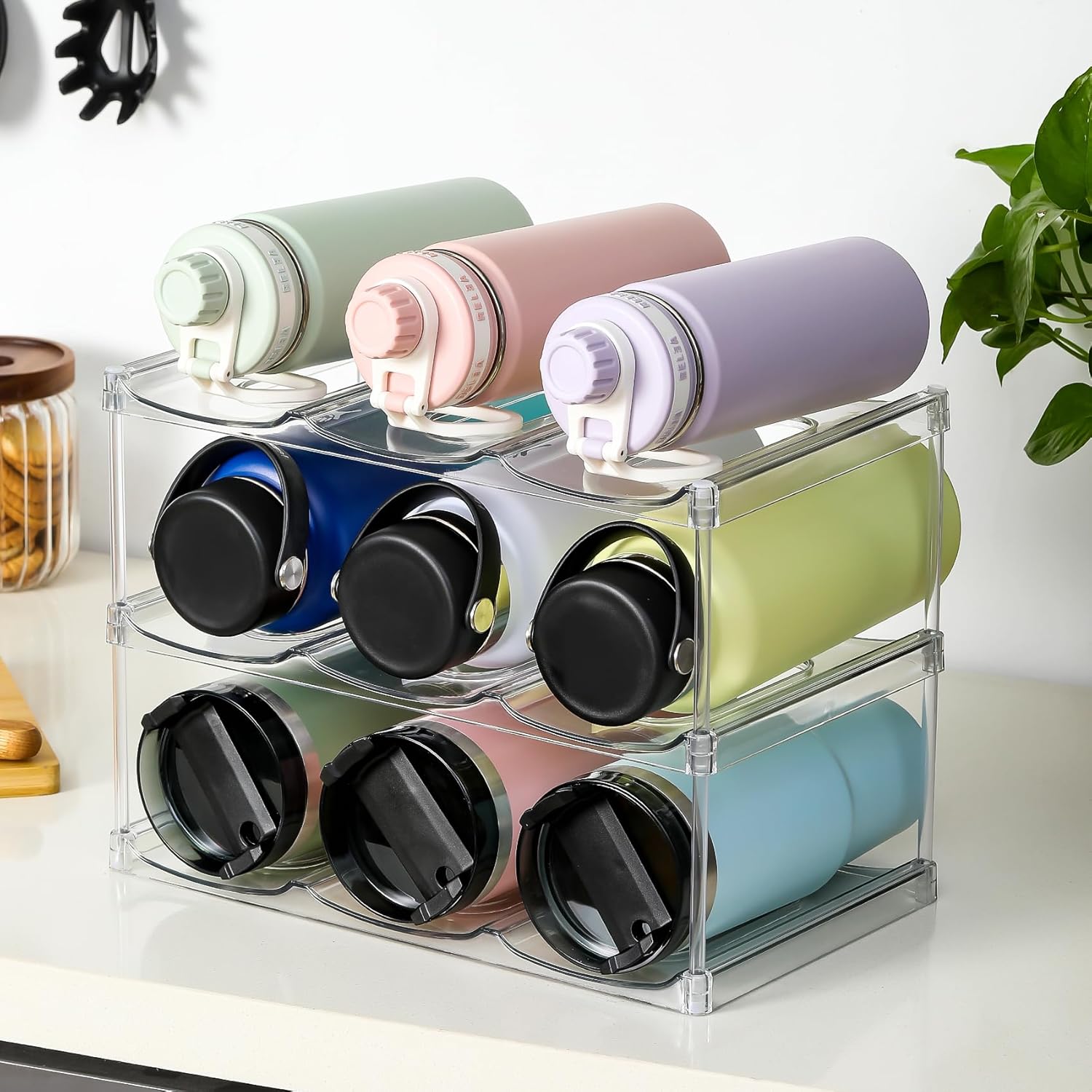 Stackable Tumbler and Bottle Rack