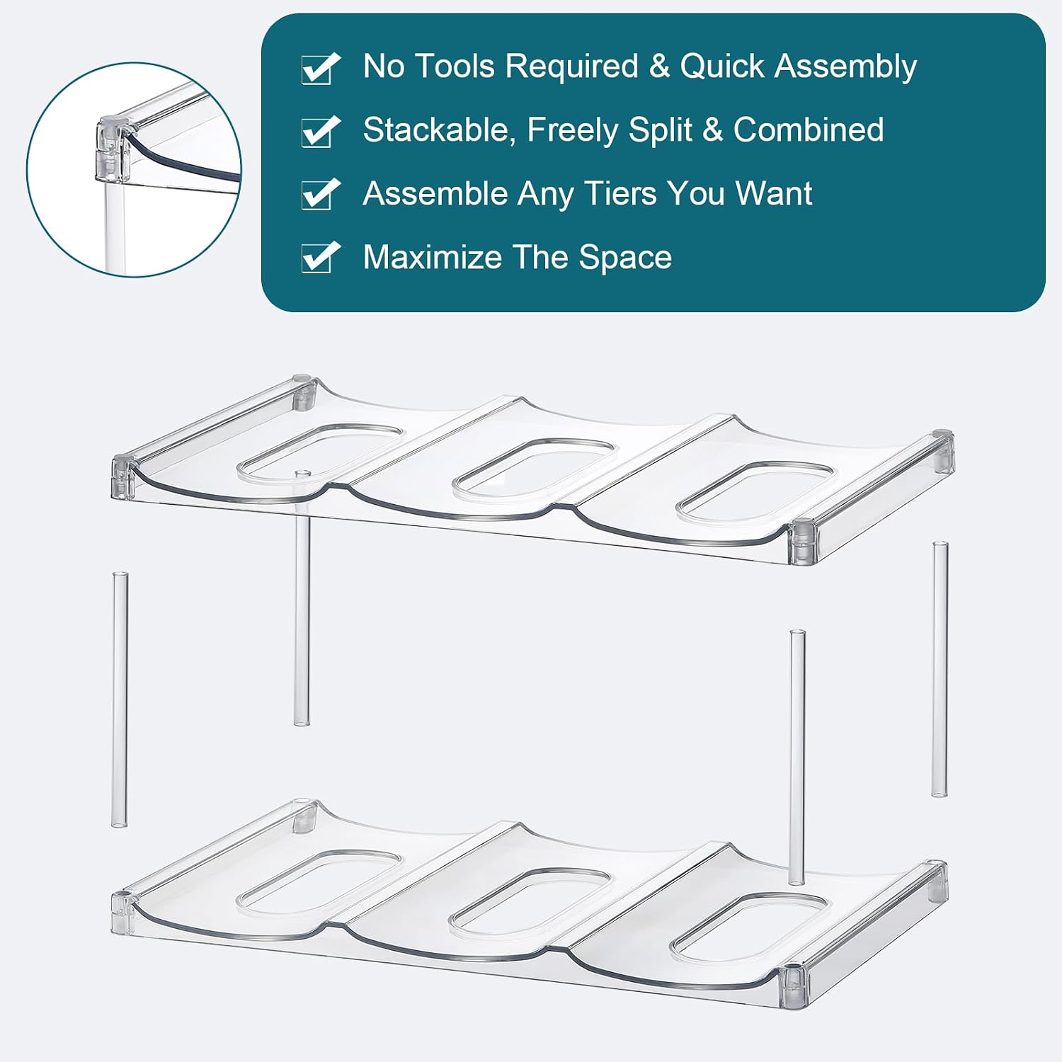 Stackable Tumbler and Bottle Rack